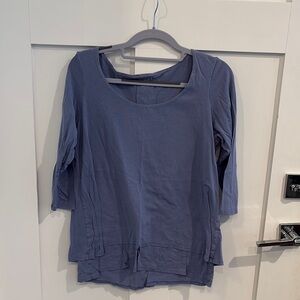Stylish Women's Top in Soft Blue
